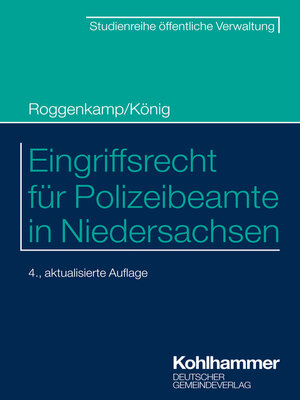 cover image of Eingriffsrecht für Polizeibeamte in Niedersachsen